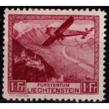 1930. Liechtenstein. Luftpost. Ustemplet.